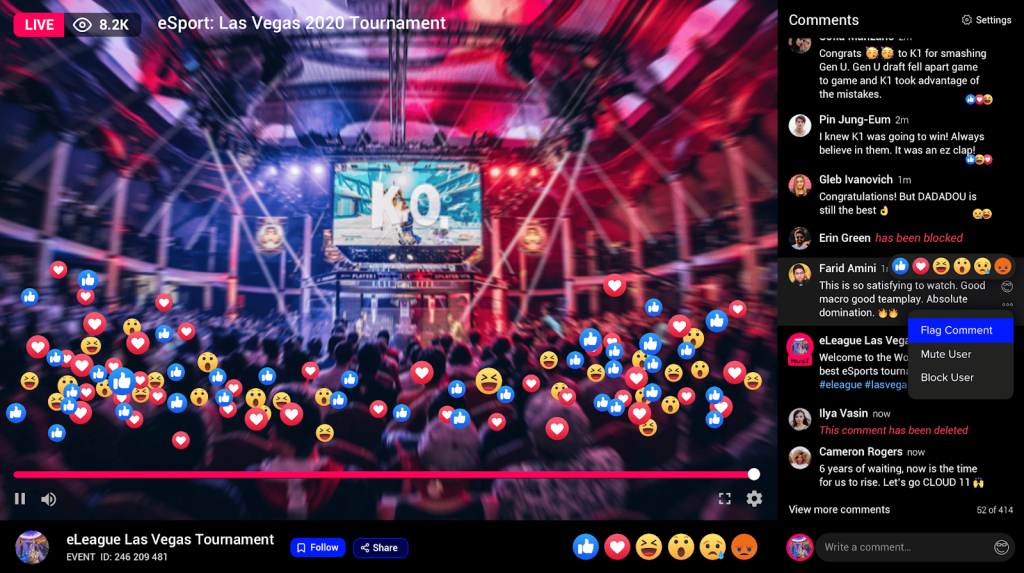 Photo of live chats for an improved attendee experience and strong event technology