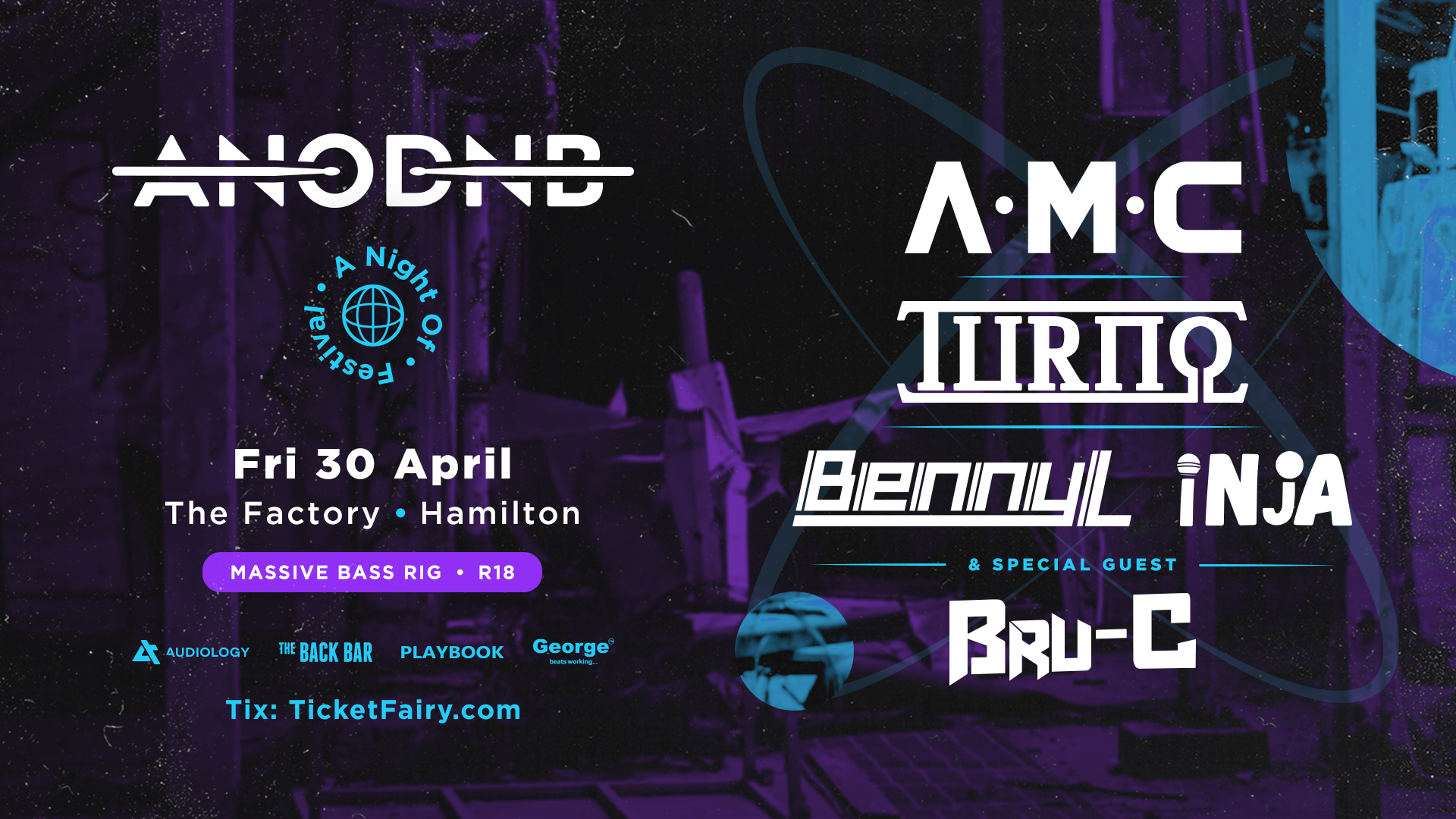A Night of Drum & Bass Festival | Hamilton Tickets | Hamilton | The ...