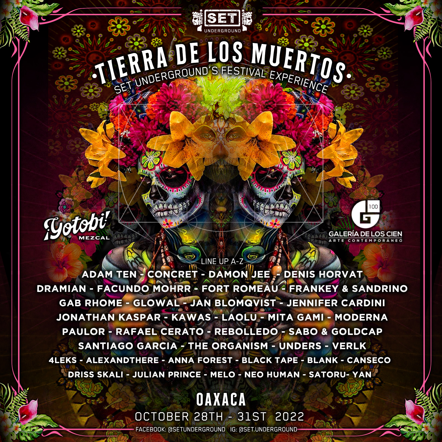 SET Underground's Tierra De Los Muertos Festival - Oaxaca Tickets | |  Oaxaca - Mitla Mexico Festival - The Ticket Fairy