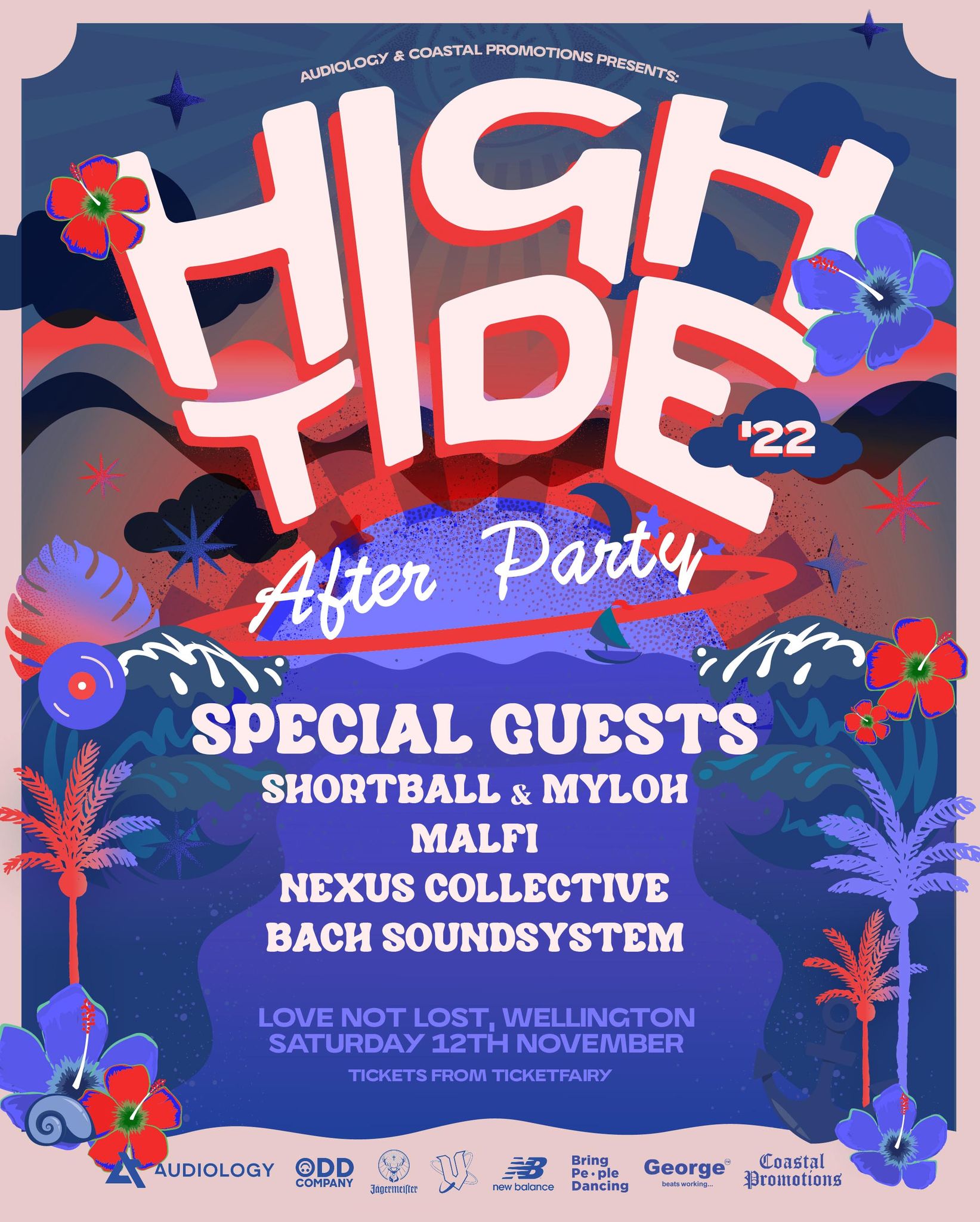 High Tide After Party Wellington Tickets Wellington Love Not Lost