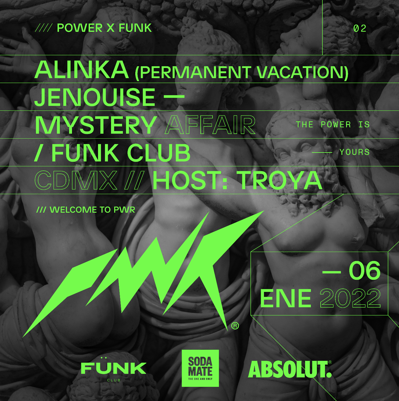 PWR: Alinka + Jenouise + Mystery Affair en Fünk Club Tickets | Ciudad de  México | Fünk Club - The Ticket Fairy