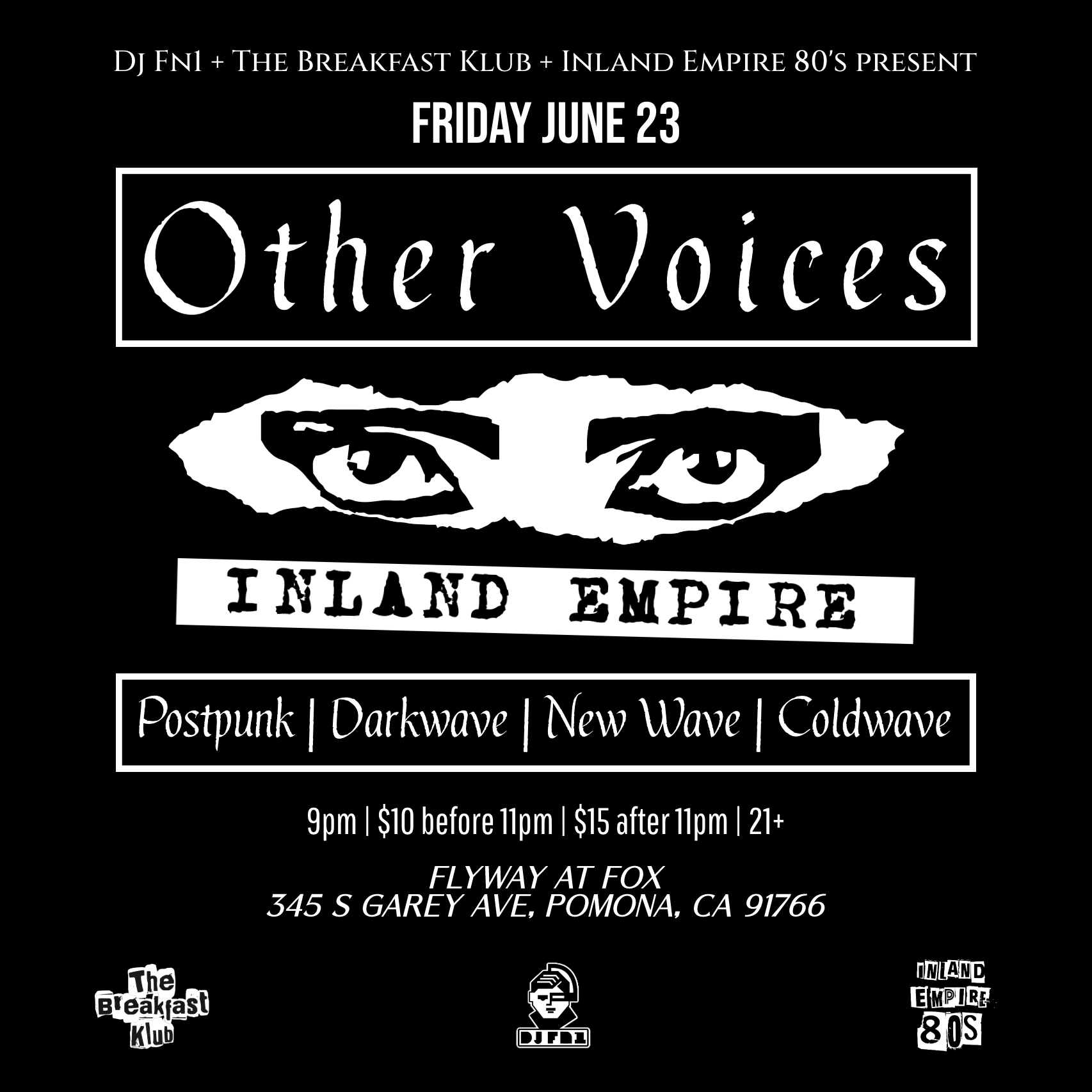 Restless Nites | Event | OTHER VOICES Postpunk, Darkwave, Goth, Dance Night