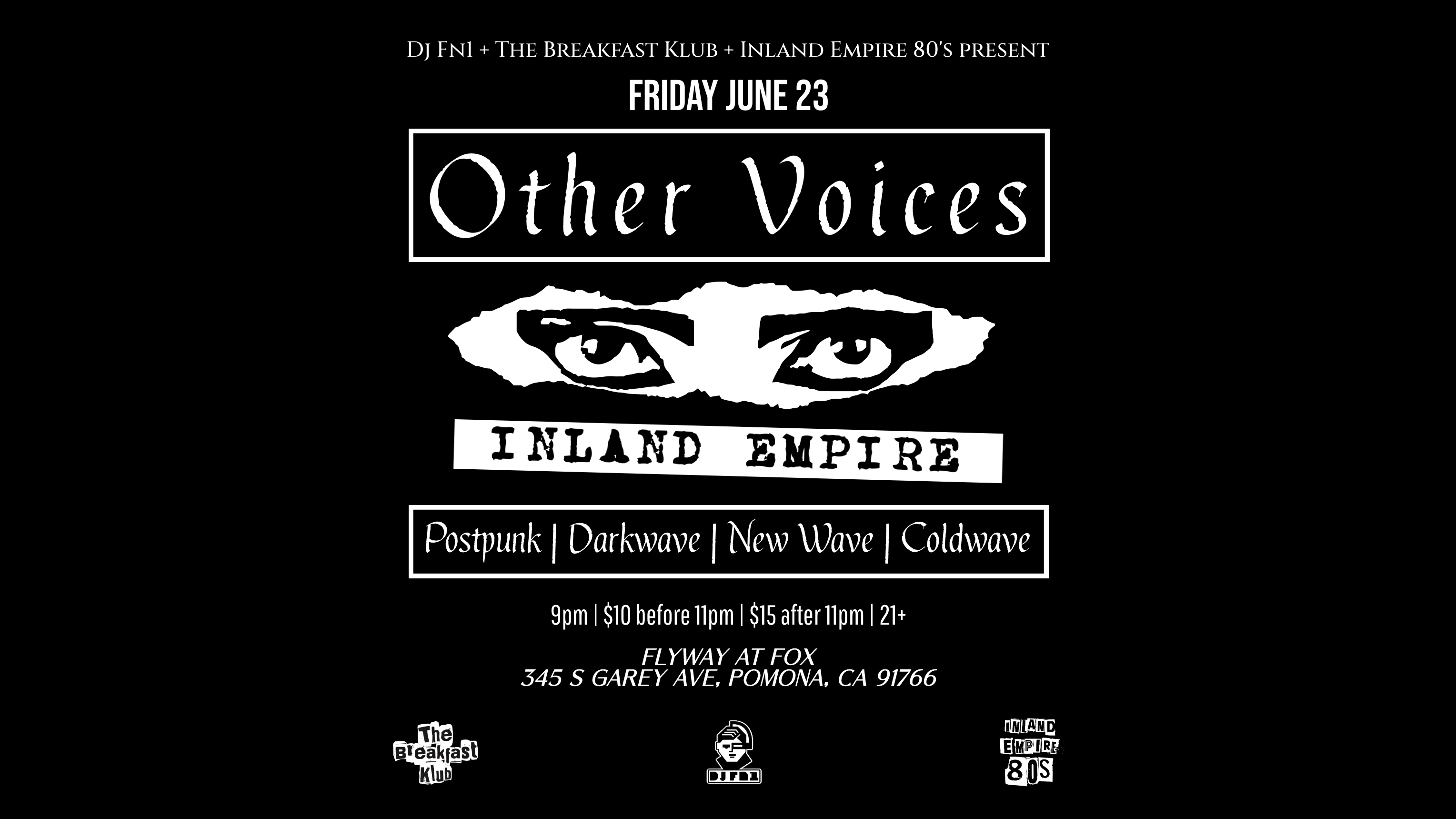 Restless Nites | Event | OTHER VOICES Postpunk, Darkwave, Goth, Dance Night