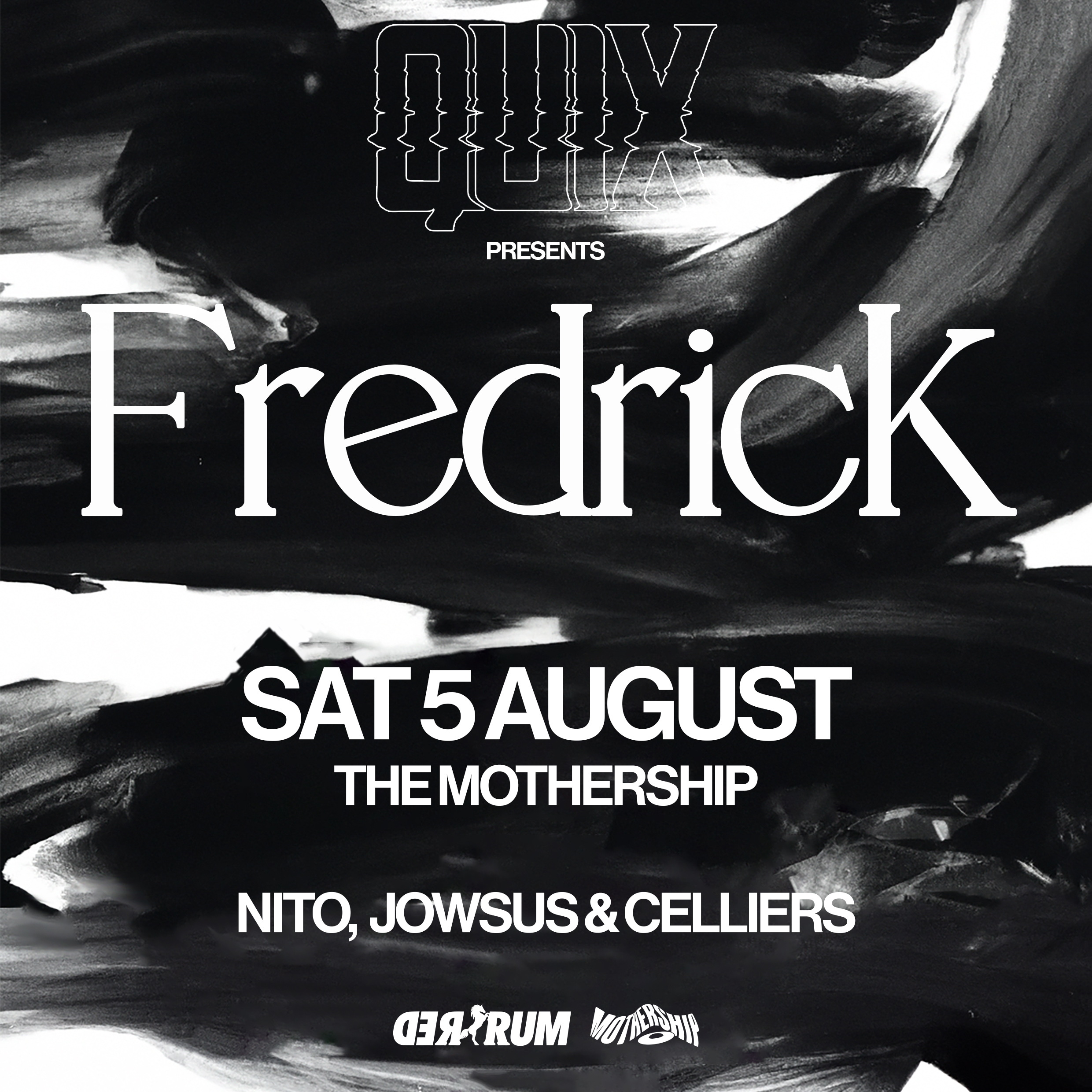 Quix presents Fredrick Tickets | Auckland | The Mothership - The Ticket ...