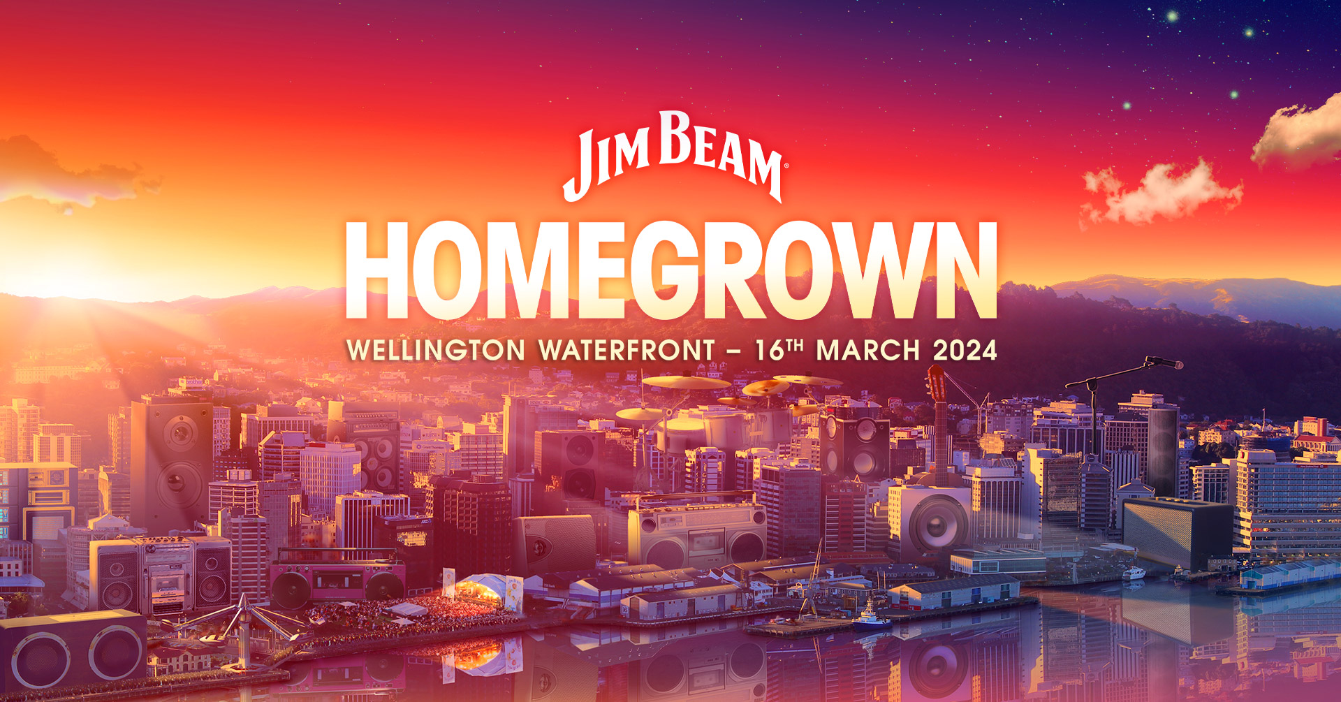 Jim Beam Homegrown 2024 Tickets Wellington Wellington Waterfront