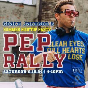 Coach Jackson's Rooftop Pep Rally! photo