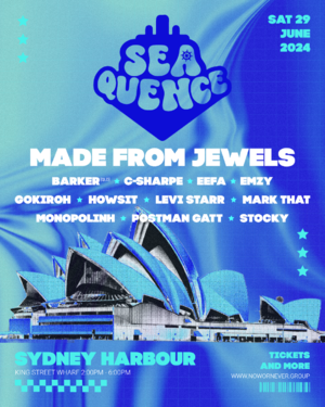 SEAQUENCE BOAT PARTY → MADE FROM JEWELS | SAT 29 JUN