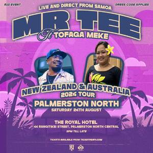 Mr Tee ft Tofaga Meke - NZ Tour 2024 - Palmerston North