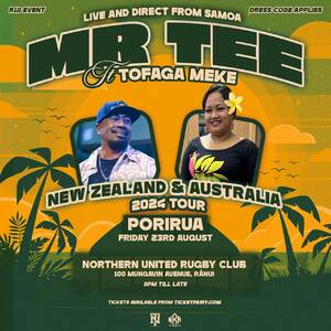 Mr Tee ft Tofaga Meke - NZ & Australia Tour 2024 - Porirua photo