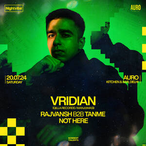 Nightvibe presents Vridian (Qilla Records) photo