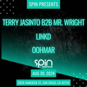 Spin Presents: Terry Jasinto b2b Mr. Wright! photo