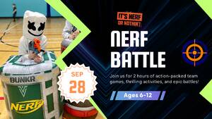 October Tain Nerf Battle Session photo