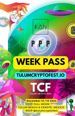 WEEK PASS  TICKETS DECEMBER 12TH TO 15T