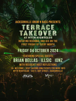 JaxDnB Terrace Takeover at Myth Nightclub – 04 Oct. 2024