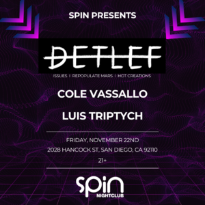 Spin Presents: DETLEF photo