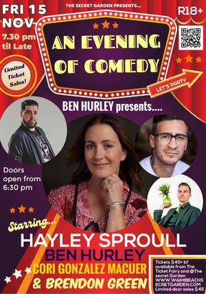 Ben Hurley presents A Night of Comedy