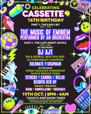 CASSETTE 9'S 16TH BIRTHDAY BASH