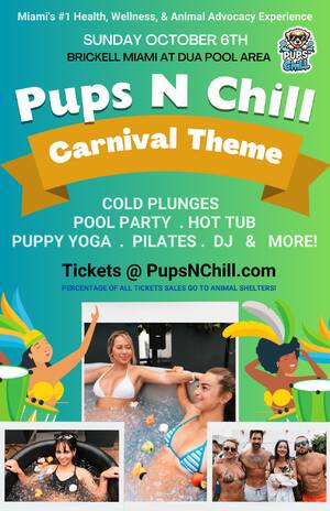 Pups N Chill Oct 6th Carnival Theme! photo