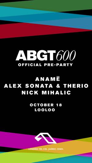 ABGT600 Official Pre-Party