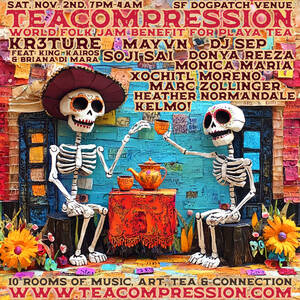 Teacompression: World Folk Jam at SF Dogpatch Warehouse photo