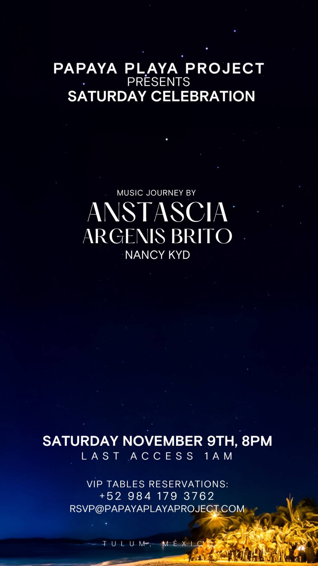 PPP Presents - Saturday Celebration - Music by @ARGENIS BRITO