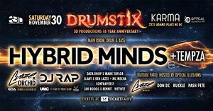 Drumstix: HYBRID MINDS, CRAZE, DJ RAP