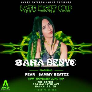 Late Night Drip: Sara Benyo