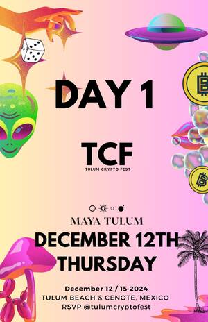 WELCOME DAY 1 & MAYA TULUM PARTY DECEMBER 12TH 2024 photo