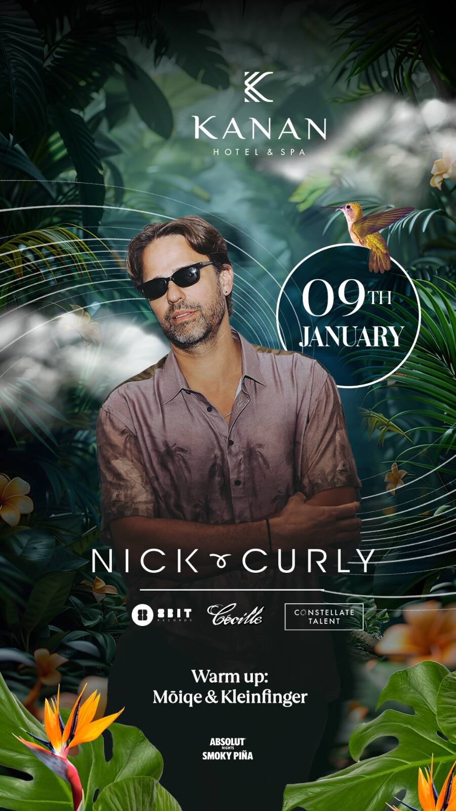 Nick Curly at Beach Club Kanan |  Jungle Paradise Edition