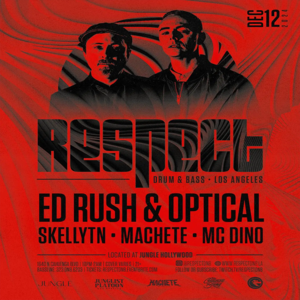 Respect DnB presents: Ed Rush & Optical photo