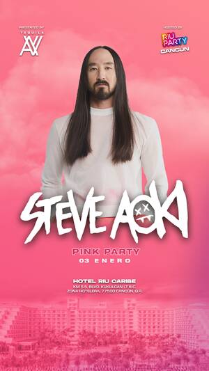 STEVE AOKI @RIUPARTY CANCÚN photo