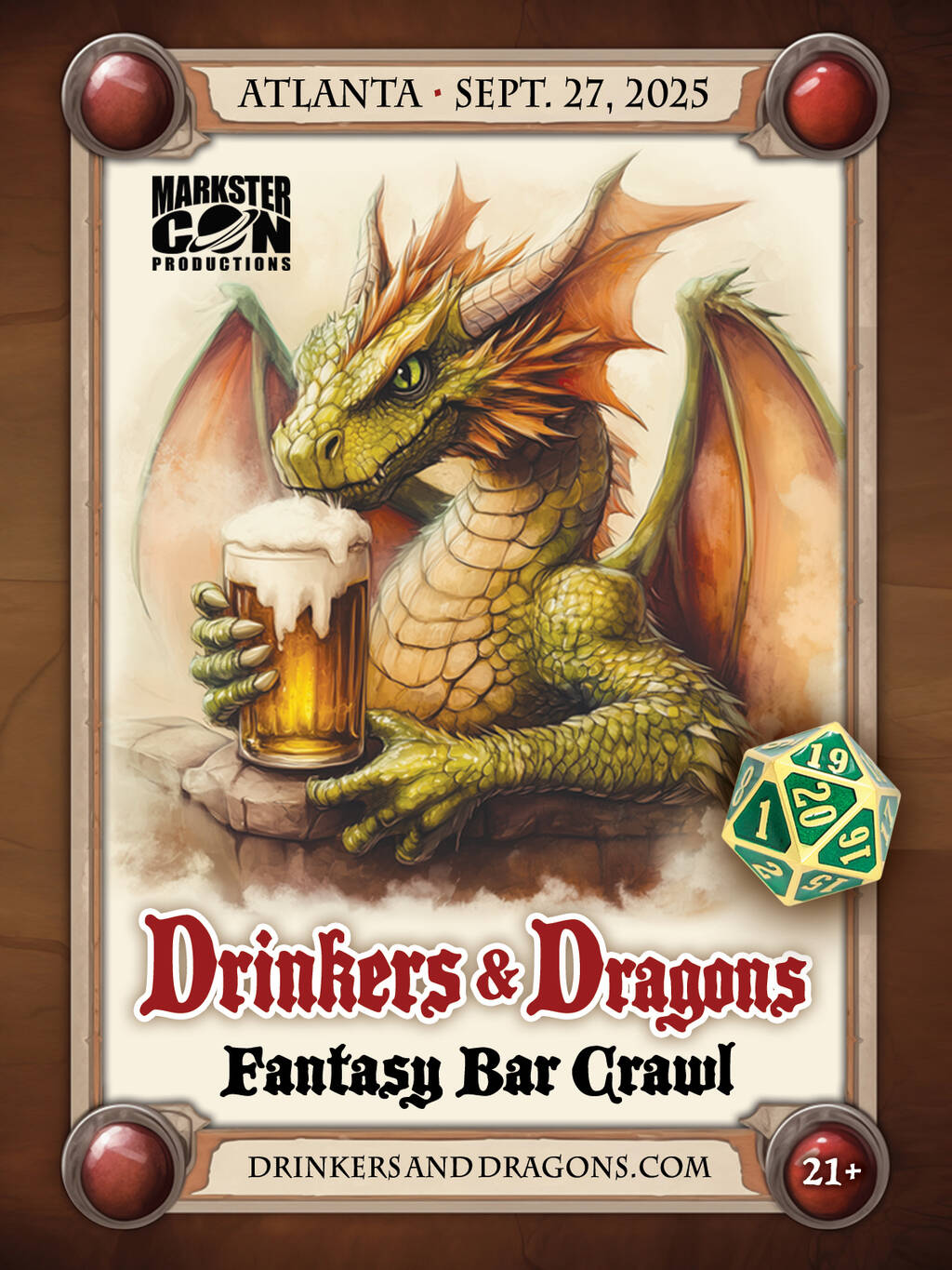 Drinkers & Dragons Fantasy Bar Crawl (Atlanta)