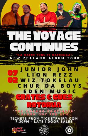 The Voyage Continues - Junior John NZ Tour Rotorua photo