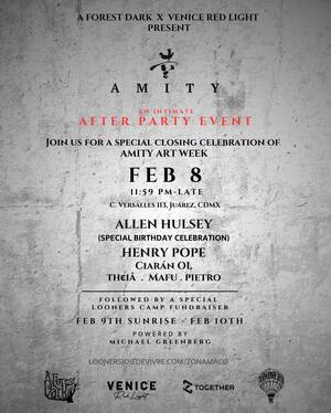 SECRET AFTER PARTY by Forest Dark X Venice Red Light