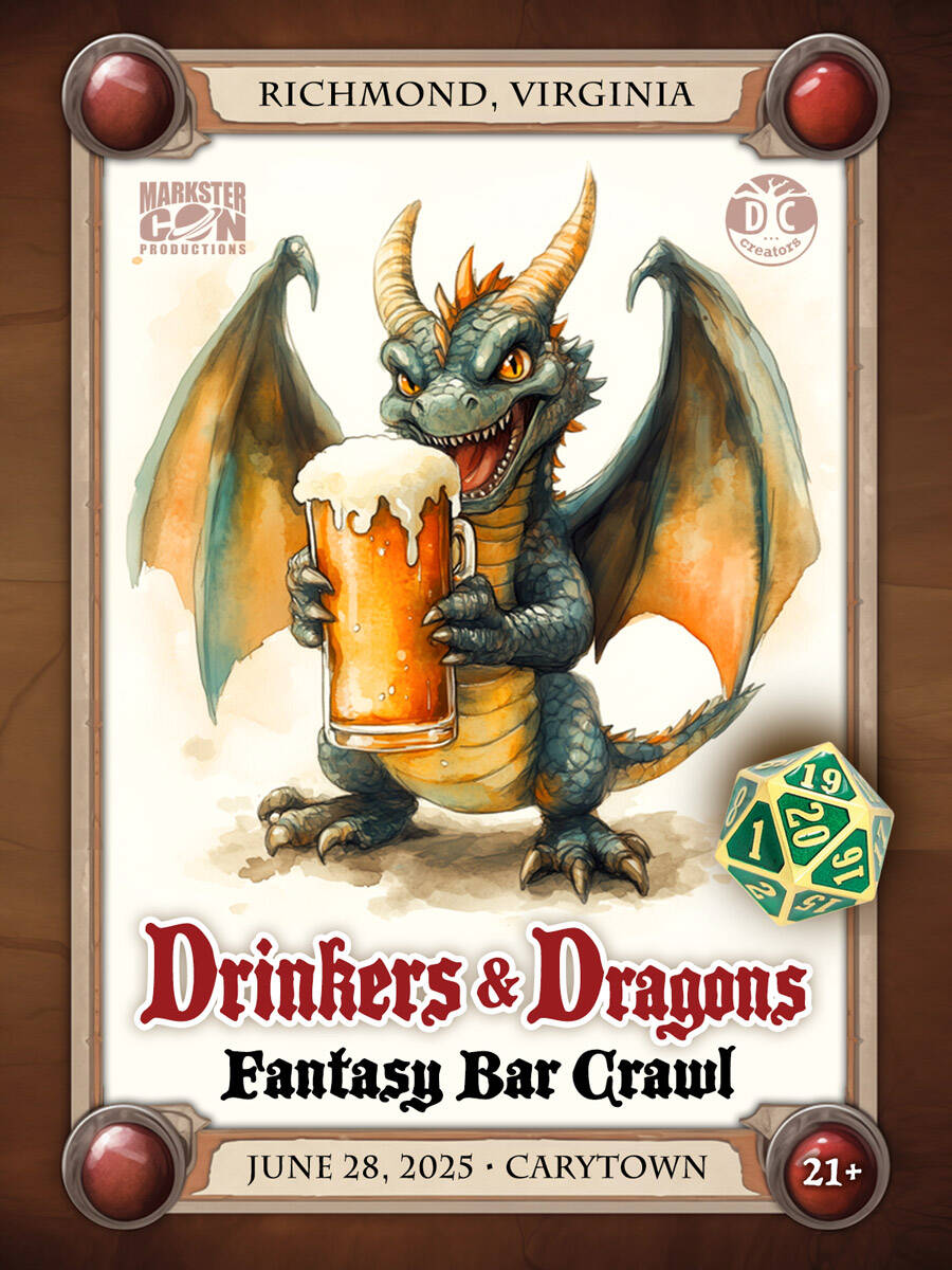 Drinkers & Dragons Fantasy Bar Crawl (Richmond, VA)