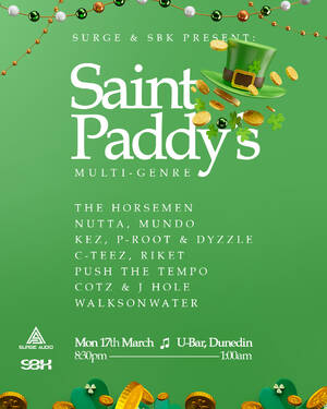 Surge & SBK Present: Saint Paddy's 2025 | Dunedin photo