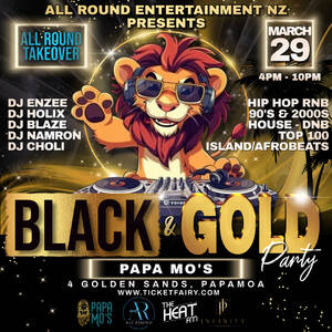 BLACK AND GOLD PARTY photo