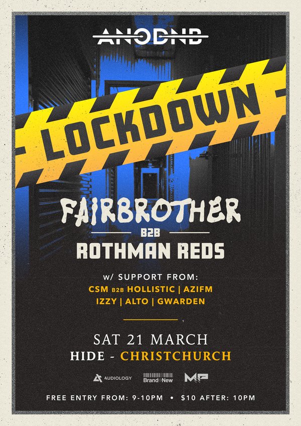 A Night of Drum & Bass Lockdown CHCH Tickets Christchurch Hide