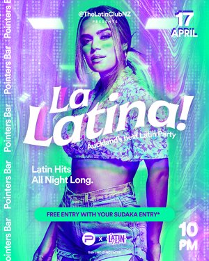 La Latina! by The Latin Club | 17 April at Pointers