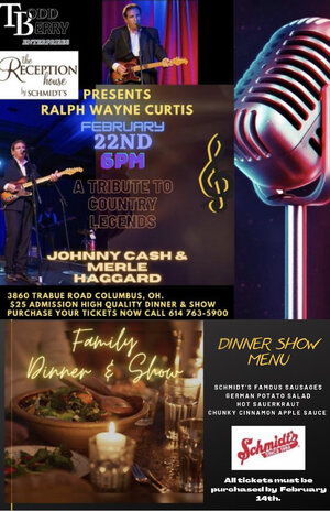 Johnny Cash and Merle Haggard Tribute dinner show