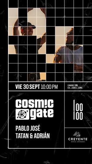 Cosmic Gate @ Looloo Tickets | Juárez | LooLoo Studio - The Ticket Fairy