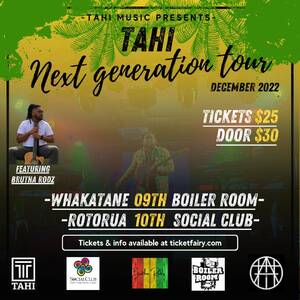 Next Generation Tour - Boiler Room Whakatane