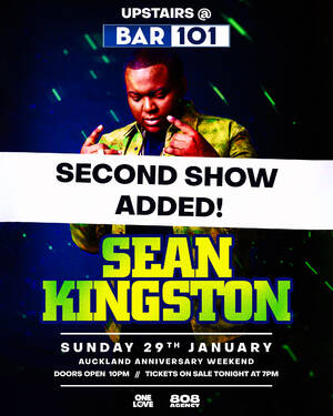 Sean Kingston Upstairs at Bar101 Auckland photo