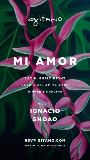 MI AMOR Latin Night at GITANO | Apr 22