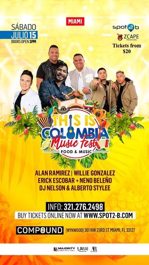 2night This is Colombia Music Fest Miami