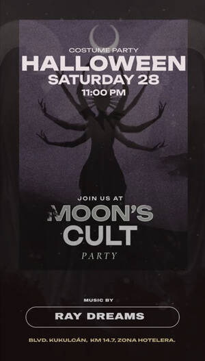 MOON’S CULT- HALOWEEN PARTY