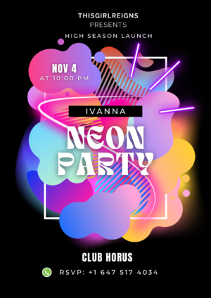 Neon Party - High Season Launch