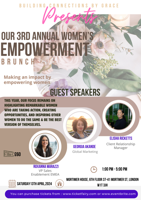 Women's Empowerment Brunch Tickets | London | Mortimer House - The ...