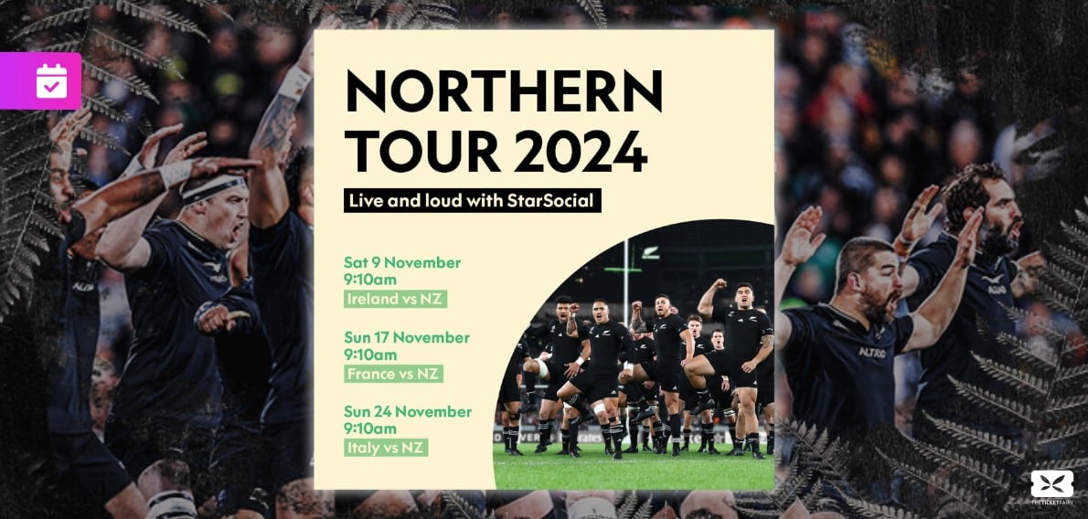 Watch All Blacks’ Northern Tour 2024 Matches Live in Auckland